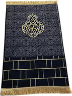 Alfombra antideslizante con estampado de ladrillo de castillo vintage.