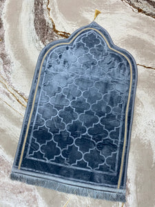 Alfombra elegante de rezo Sajada salat terciopelo