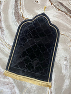 Alfombra elegante de rezo Sajada salat terciopelo